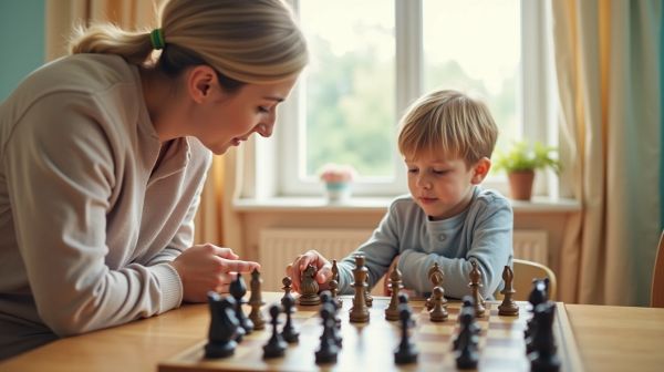 apprendre les échecs aux enfants